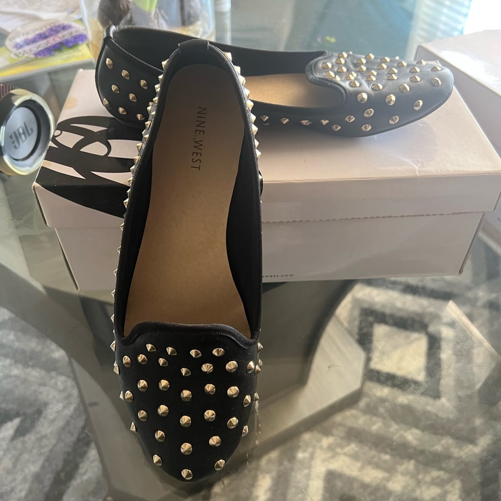Nine West Spiked Flats
